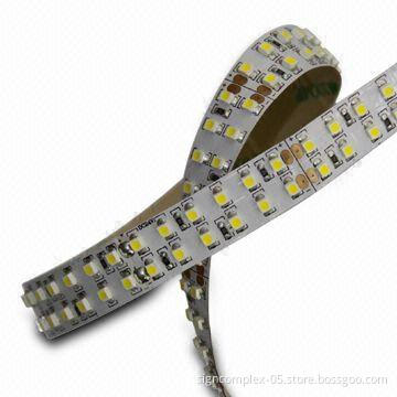 flexible LED strip with 24V DC voltage and 2-line high brightness SMD LEDs on a 16mm wide FPC board.